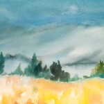 orage et éclaircie 60X80 - 400 euros